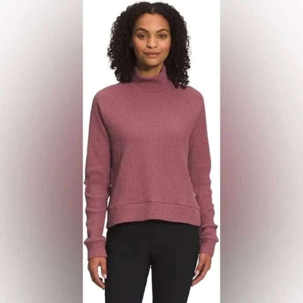 The North Face Women's Chabot Mockneck Top - Wild Ginger